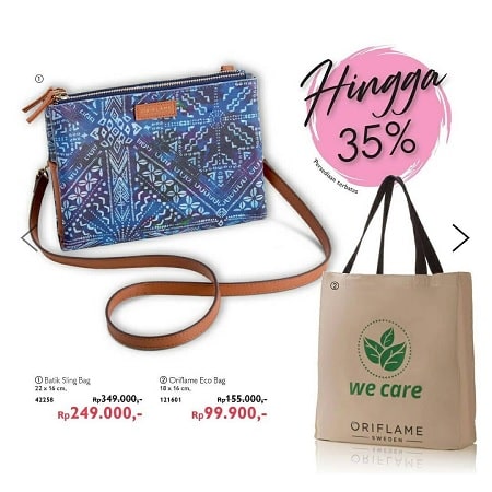 batik sling bag oriflame