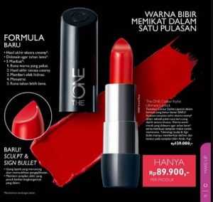 Harga Lipstik Oriflame Terbaru: The One, ColourBox dan Giordani Gold