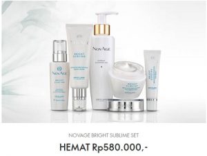 Novage Bright Sublime Set Oriflame Untuk Menghilangkan Bekas Jerawat