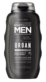 Manfaat North For Men Urban Hair, Body & Face Wash Oriflame
