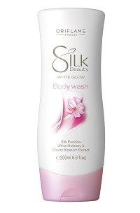 Manfaat Silk Beauty White Glow Body Wash Oriflame