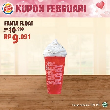 Kupon Burger King Indonesia Februari 2020
