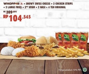 Kupon Diskon Burger King Maret 2020 Paket Hemat Promo Terbaru