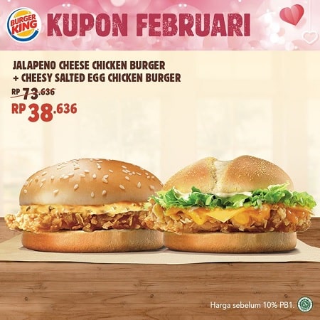 promo burger king double deal februari 2020