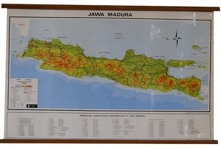 Kondisi Geografis Pulau Jawa Berdasarkan Peta 