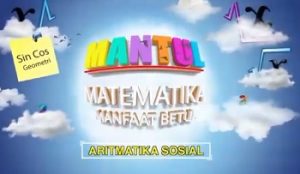 Streaming TVRI Aritmatika Sosial | Belajar di Rumah Selasa 21 April 2020 SMP