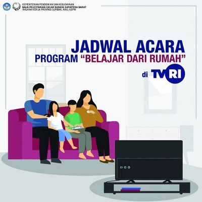 Update Jadwal Belajar Dari Rumah di TVRI Hari Senin 20 April 2020