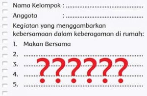 Kegiatan Bersama Apa Saja yang Pernah Kamu Lakukan dengan Keluargamu di Rumah