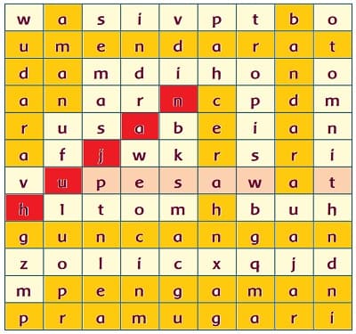 Carilah Kata Kata Di Bawah Ini Berapa Kata Yang Dapat Kamu Temukan