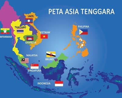 Sebutkan Negara apa saja yang masuk sebagai anggota ASEAN 10 negara