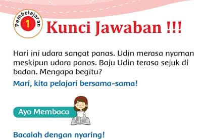 Kunci Jawaban Tema 7 Kelas 3 SD Halaman 63 64 70 76 Subtema 2 Perkembangan Teknologi Produksi Sandang Pembelajaran 1 Buku Tematik