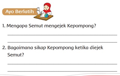 Mengapa Semut mengejek Kepompong Tema 7 Kelas 2 Halaman 135