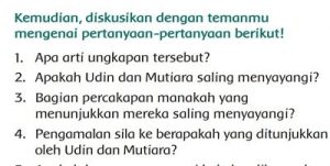 Apa Arti Ungkapan Tersebut Dari Cerita Udin dan Mutiara Halaman 16 Tema 1 Kelas 2