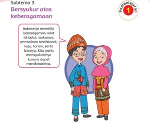 Kunci Jawaban Tema 1 Kelas 4 Halaman 130 131 132 134 135 136 137 138 Pembelajaran 1 Subtema 3 Bersyukur Atas Keberagaman Buku Tematik