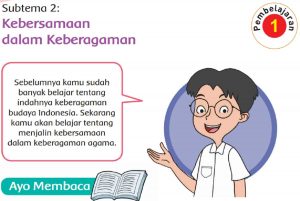 Kunci Jawaban Tema 1 Kelas 4 Halaman 77 78 79 81 82 84 85 Pembelajaran 1 Subtema 2 Kebersamaan dalam Keberagaman Buku Tematik