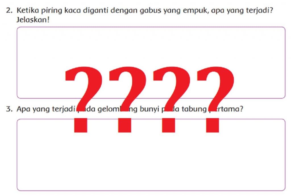 Ketika Piring Kaca Diganti dengan Gabus yang Empuk, Apa yang Terjadi? Jelaskan!