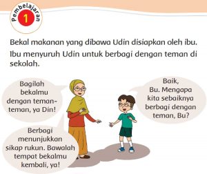 Kunci Jawaban Tema 1 Kelas 2 Halaman 98 99 100 101 102 104 105 Pembelajaran 1 Subtema 3 Hidup Rukun di Sekolah Buku Tematik