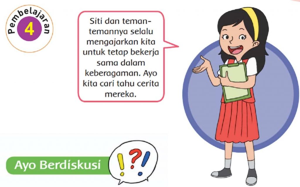 Kunci Jawaban Tema 1 Kelas 4 Halaman 155 156 157 158 159 160 161 162 Pembelajaran 4  Subtema 3 Bersyukur Atas Keberagaman Buku Tematik