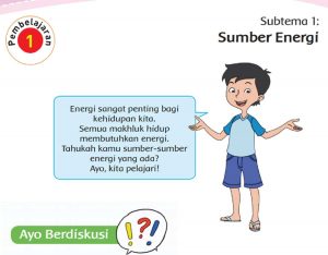 Kunci Jawaban Tema 2 Kelas 4 Halaman 2 3 4 5 6 7 8 9 Pembelajaran 1 Subtema 1 Sumber Energi Buku Tematik