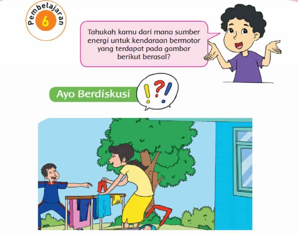 Kunci Jawaban Tema 2 Kelas 4 Halaman 42 43 44 45 47 48 Subtema 1 Sumber Energi Pembelajaran 6 Buku Tematik Revisi 2017