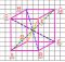 Buatlah sketsa yang menunjukkan proses mengetahui diagonal bidang dan ruang pada kertas berpetak berikut