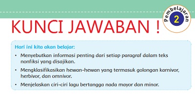 Sebuah karangan nonfiksi hewan berdasarkan penggolongannya