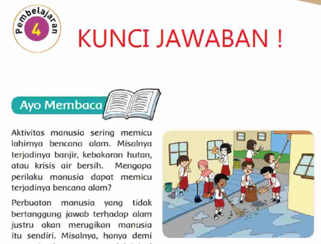 Kunci Jawaban Tema 9 Kelas 4 Halaman 133 134 135 136 137 Pembelajaran 4 Subtema 3 Pelestarian Kekayaan Sumber Daya Alam di Indonesia