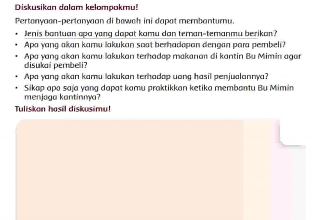 Jenis Bantuan Apa yang Dapat Kamu dan Teman-Temanmu Berikan Tema 1 Kelas 4 Halaman 155