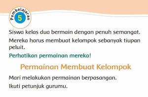 Kunci Jawaban Tema 1 Kelas 2 Halaman 125 126 127 128 Pembelajaran 5 Subtema 3 Hidup Rukun di Sekolah Buku Tematik