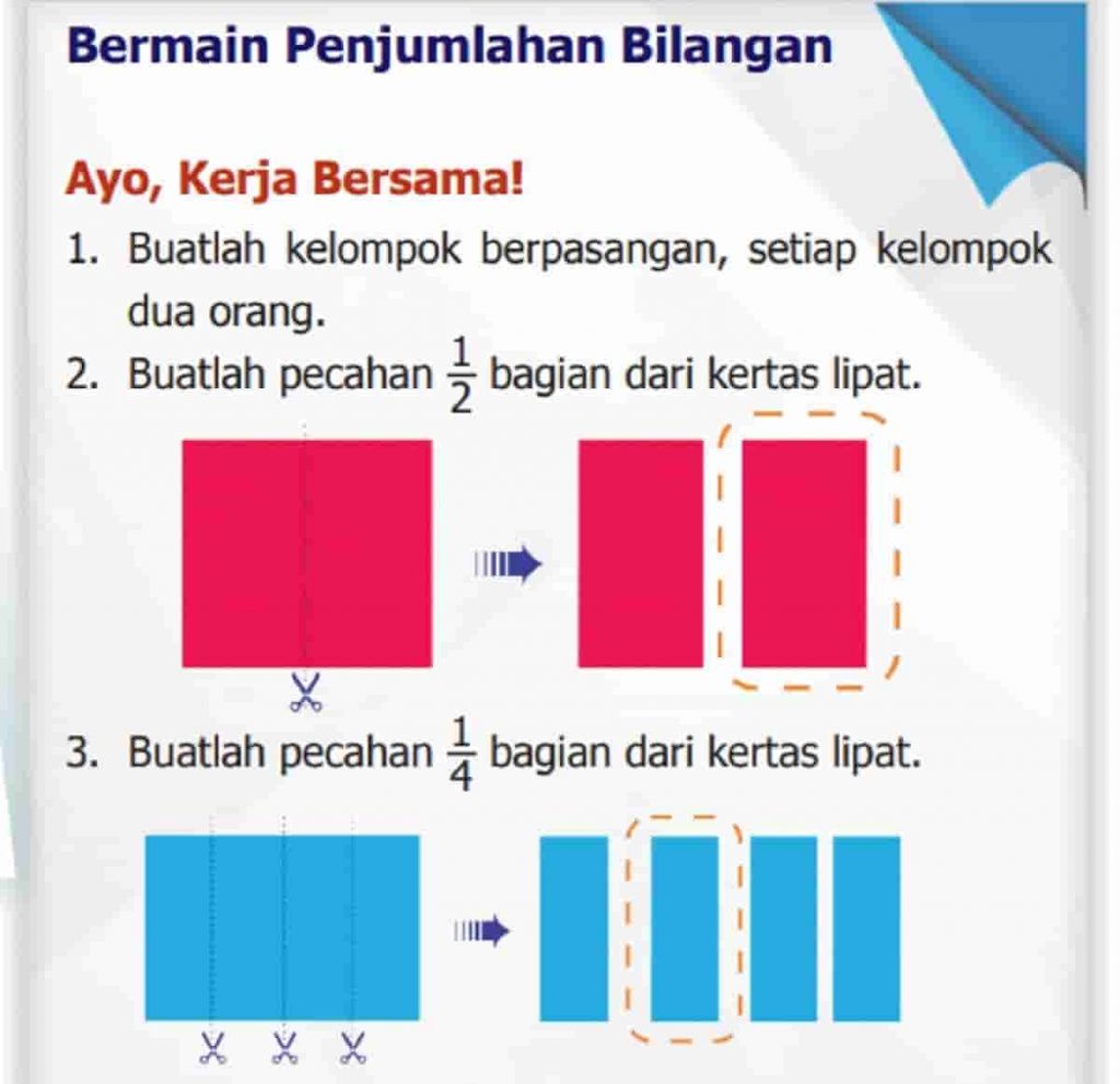 Pecahan 1 per 2 Menjadi Berapa Pecahan 1 per 4 Tetap Lakukan Penjumlahan Dari Dua Pecahan Tersebut