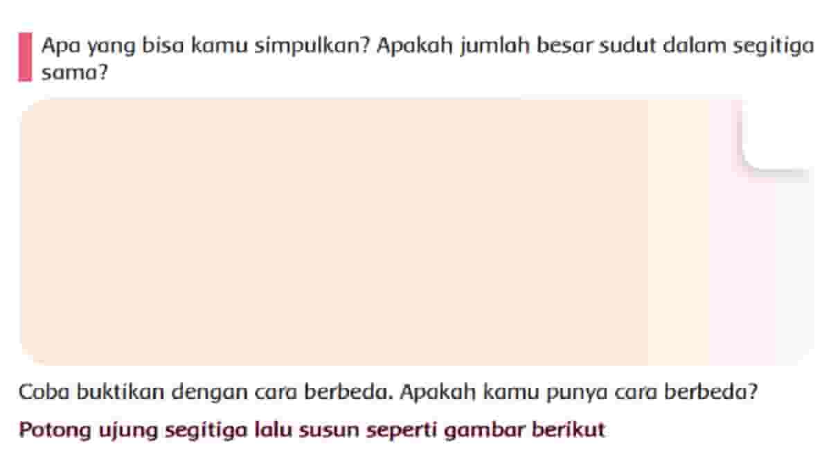 Apa yang Bisa Kamu Simpulkan Apakah Jumlah Besar Sudut dalam Segitiga Sama