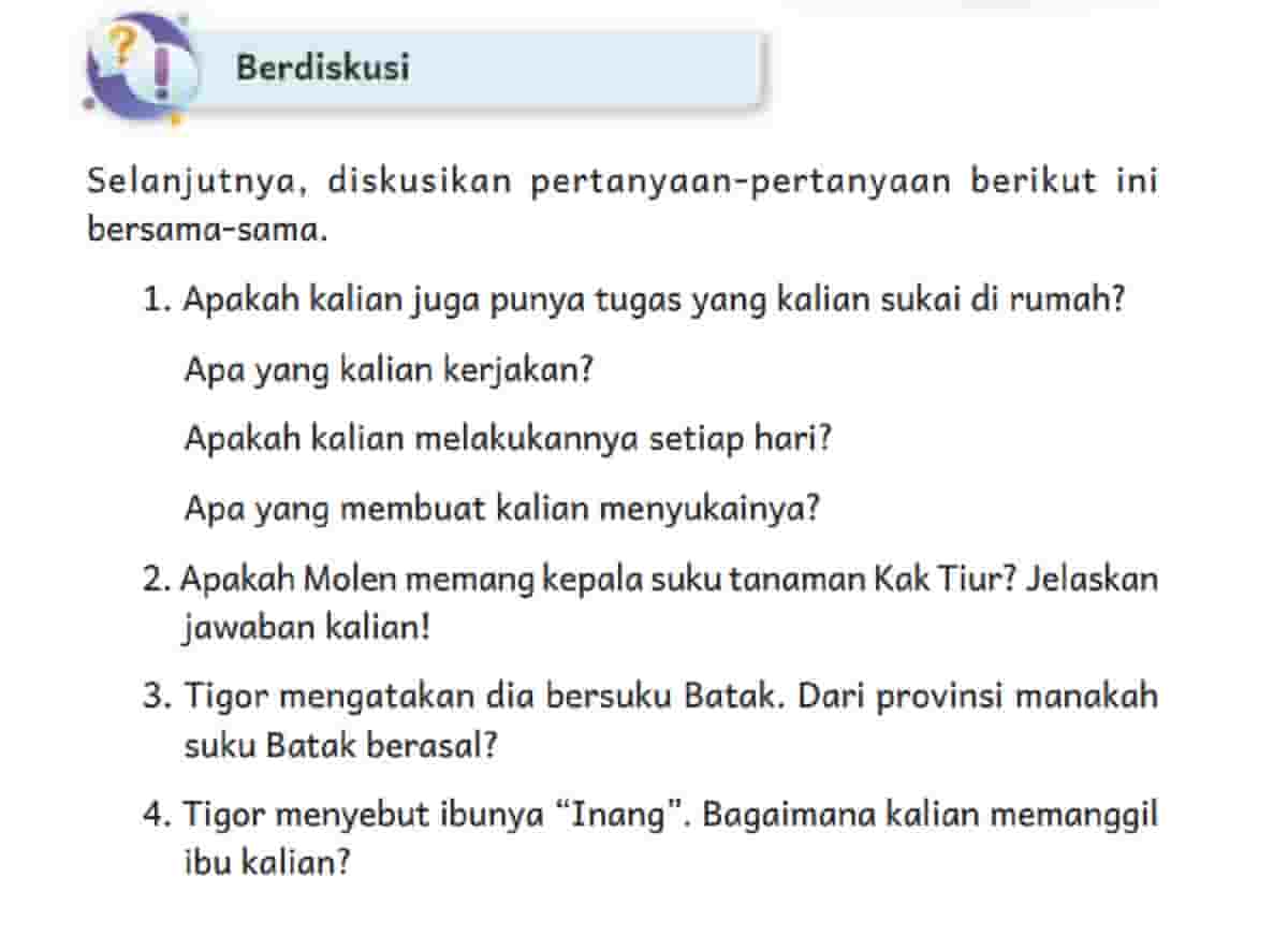 Kunci Jawaban Bahasa Indonesia Kelas 4 Halaman 31