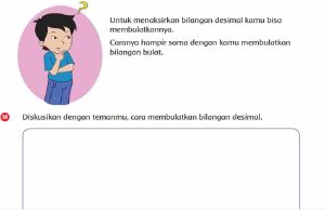 Diskusikan Dengan Temanmu Cara Membulatkan Bilangan Desimal Buatlah Contoh Soalnya