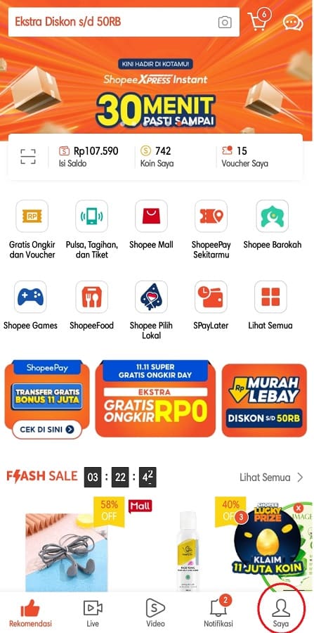 cara aktifkan shopee paylater