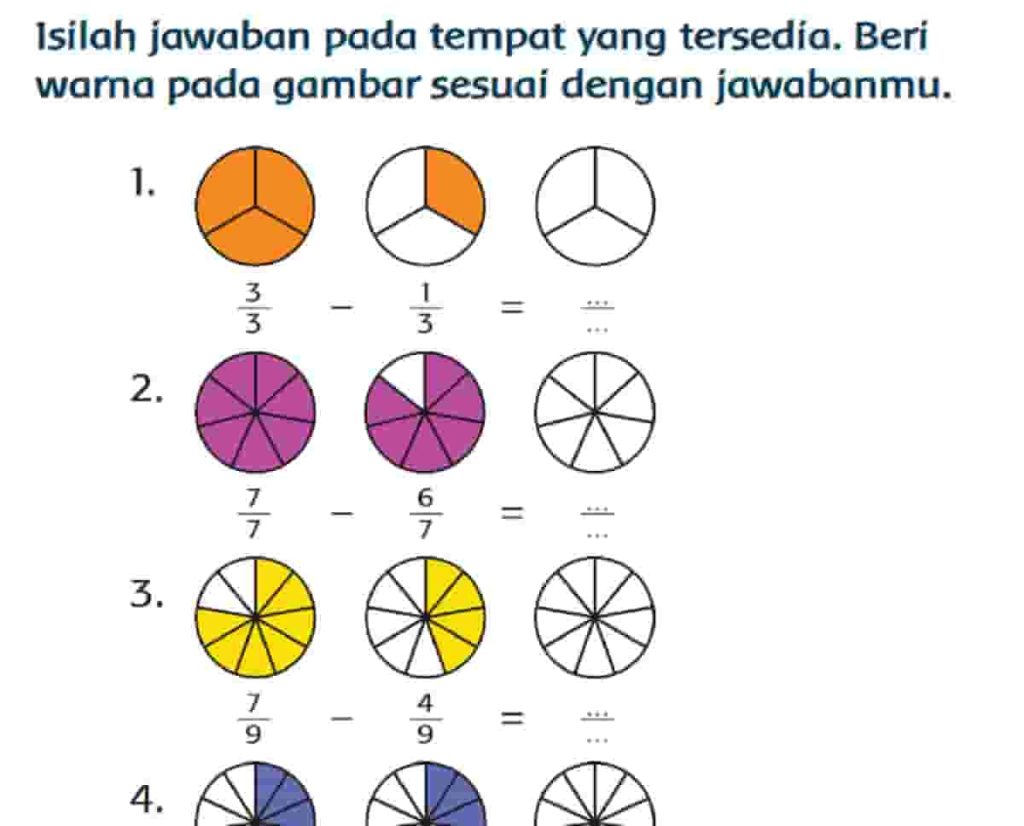 Isilah Jawaban Pada Tempat yang Tersedia Beri Warna Pada Gambar Sesuai dengan jawabanmu Halaman 199 Kelas 3 SD