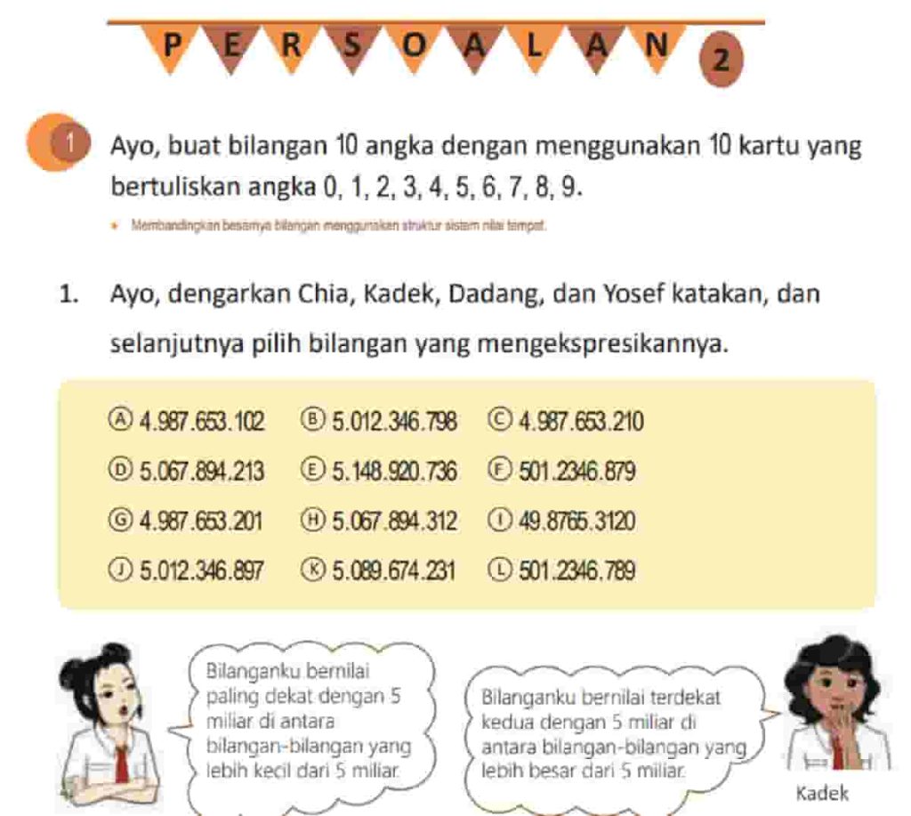 Ayo Buat Bilangan 10 Angka dengan Menggunakan 10 Kartu yang Bertuliskan Angka 0, 1, 2, 3, 4, 5, 6, 7, 8, 9