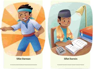 Kunci Jawaban Bahasa Indonesia Kelas 5 Halaman 14 Kurikulum Merdeka Menyebutkan Sifat Darman & Darmin