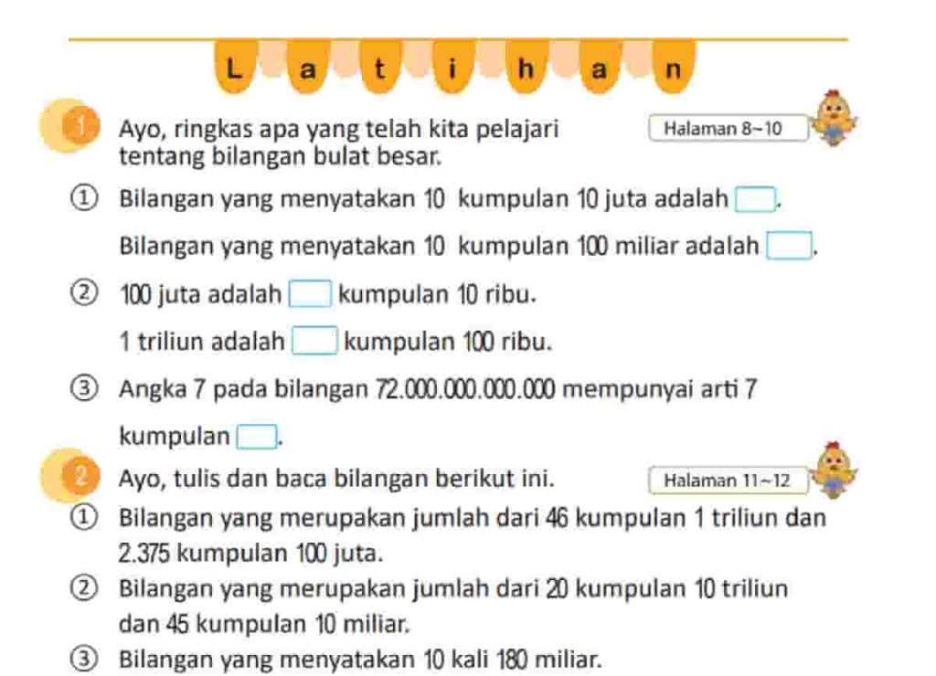 Kunci Jawaban Matematika Kelas 4 Halaman 21 Kurikulum Merdeka Bilangan yang Menyatakan 10 Kumpulan 10 Juta