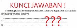 Kunci Jawaban Bahasa Indonesia Kelas 7 Halaman 6 Kurikulum Merdeka Ungkapan Lain yang Digunakan Rafa Untuk Menyapa Pembaca Blognya