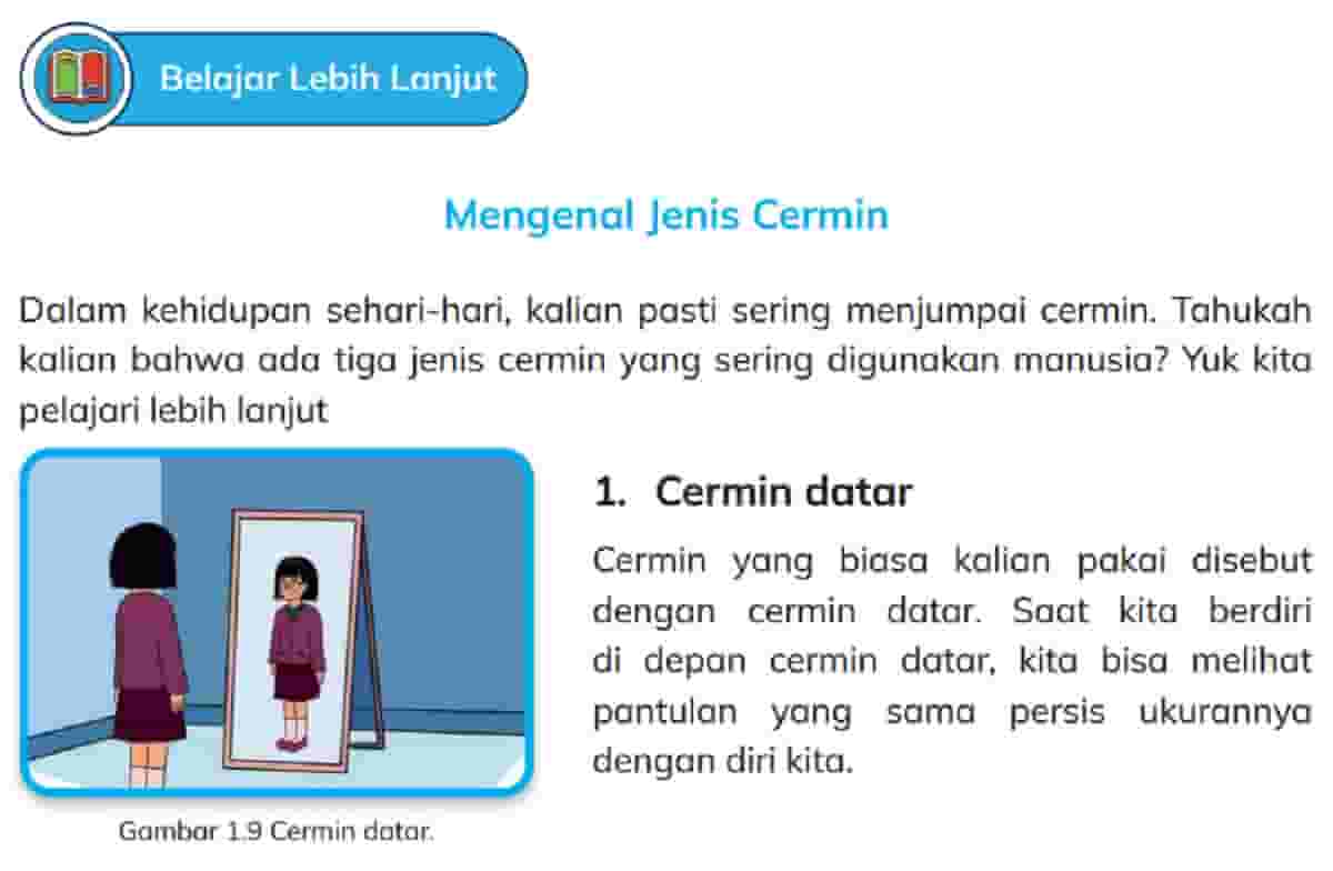 Mengenal Jenis Cermin Rangkuman Materi IPAS Kelas 5 Kurikulum Merdeka Belajar