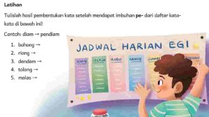 Tulislah Hasil Pembentukan Kata Setelah Mendapat Imbuhan Pe- Dari Daftar Katakata Di Bawah ini