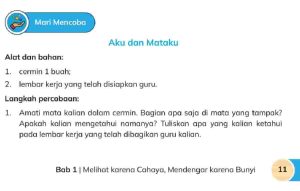 Amati Mata Kalian dalam Cermin Bagian Apa Saja Di Mata yang Tampak Apakah Kalian Mengetahui Namanya