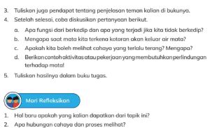 Kunci Jawaban IPAS Kelas 5 Halaman 16 Kurikulum Merdeka Apa Fungsi Dari Berkedip