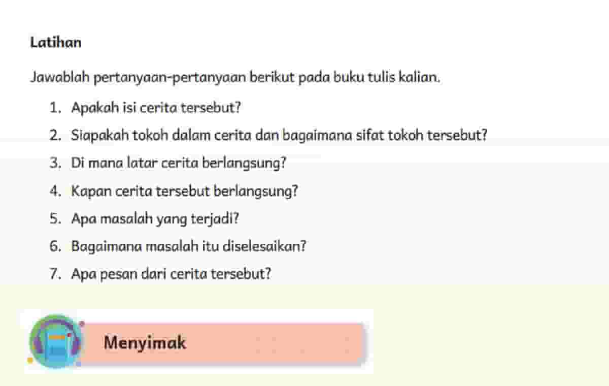 Kunci Jawaban Bahasa Indonesia Kelas 5 Halaman 30 Kurikulum Merdeka Belajar Isi Cerita Kelinci Kecil dan Burung Pipit