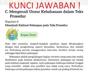 Kunci Jawaban Bahasa Indonesia Kelas 7 Halaman 83 Kurikulum Merdeka Kalimat Kurang Tepat Perbaikan dengan Pelesapan