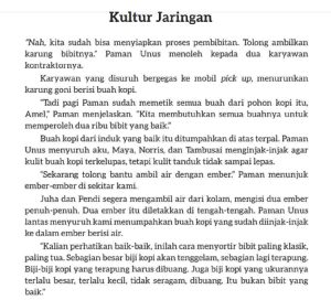 Kunci Jawaban Bahasa Indonesia Kelas 7 Halaman 93 Kurikulum Merdeka Menemukan Kalimat Perintah Ajakan Atau Imbauan Cerita Kultur Jaringan