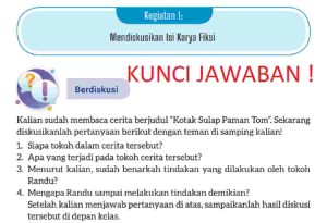 Jawaban Bab 4 Bahasa Indonesia Halaman 110 Kelas 8 Kurikulum Merdeka Kegiatan 1 Cerita Berjudul Kotak Sulap Paman Tom