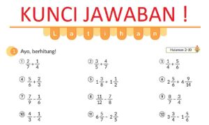 Kunci Jawaban Volume 2 Bab 9 Matematika Halaman 9 Kelas 5 Kurikulum Merdeka Latihan