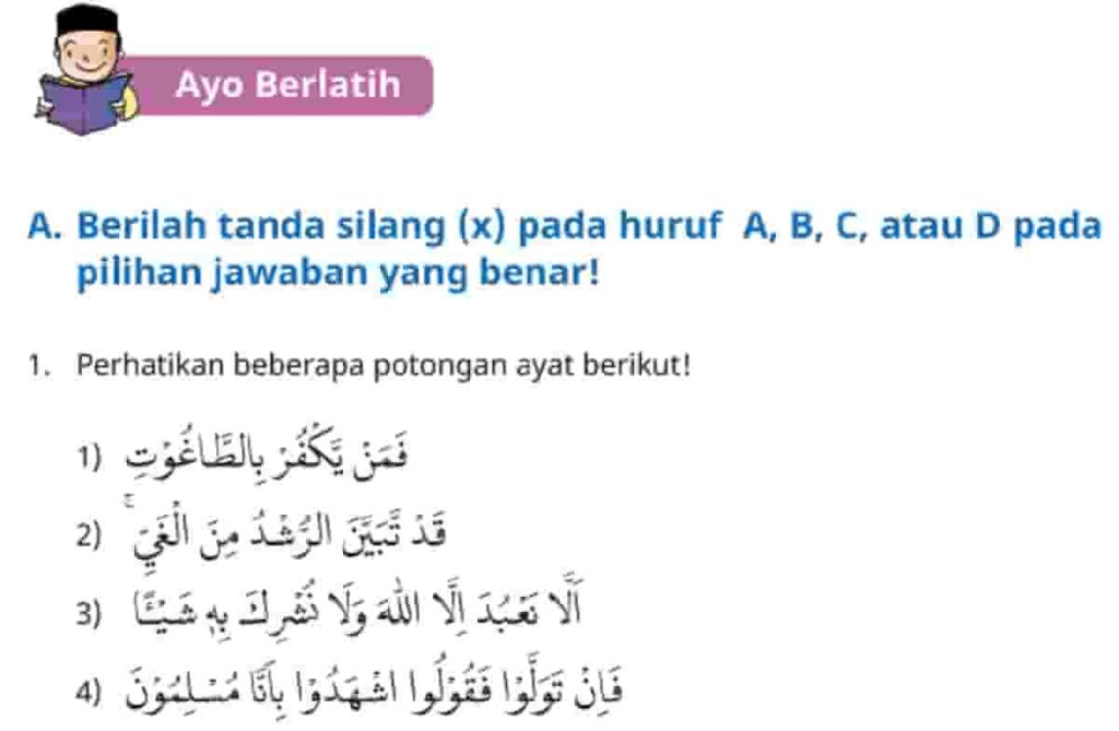 Jawaban PAI Halaman 152 153 154 Bab 6 Kelas 5 Kurikulum Merdeka Perhatikan Beberapa Potongan Ayat Berikut